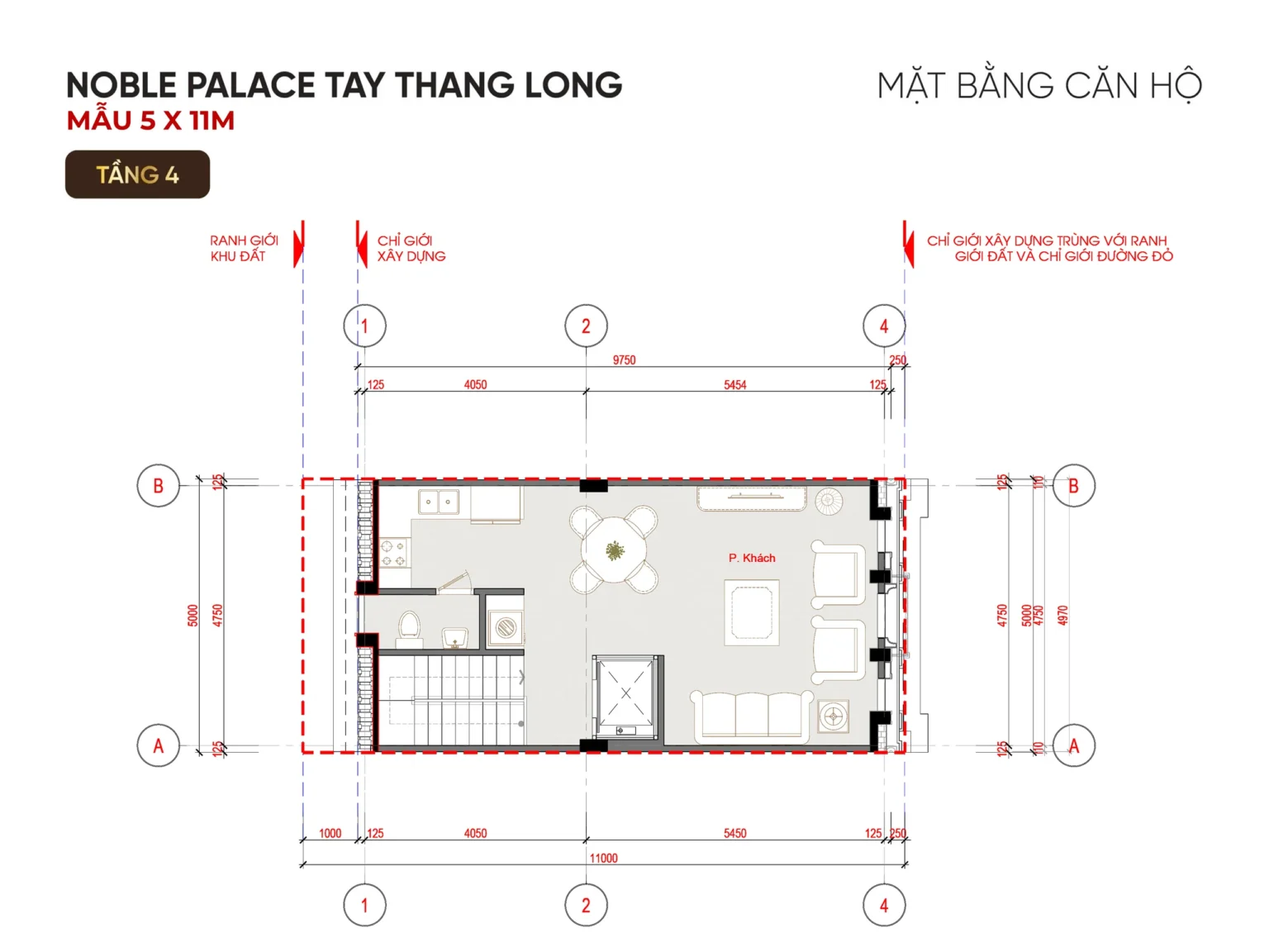 5x11 Noble Palace Tay Thang Long T4